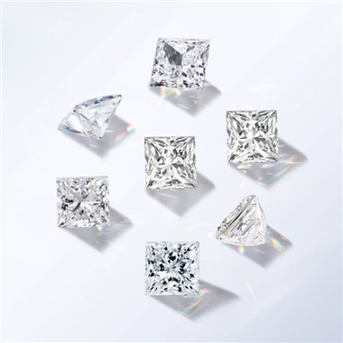 Diamantul cultivat de laborator prințesă de dimensiuni mici